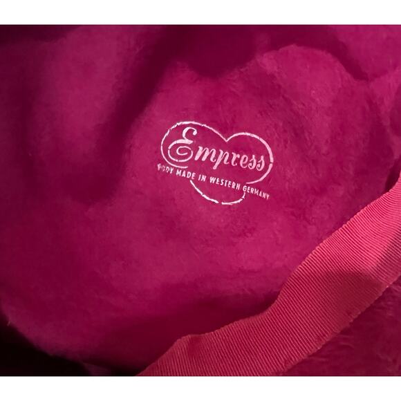 Vintage Gwen Pennington Hat Pink Faux Fur Fluffy Pillbox w/ Triangular Details - Picture 12 of 12